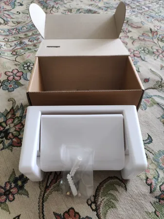 جای دستمال توالت سنی پلاستیک مدل Niyama