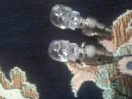 چراغ دوچرخه فایرفلایز مدل Skull بسته 2 عددی