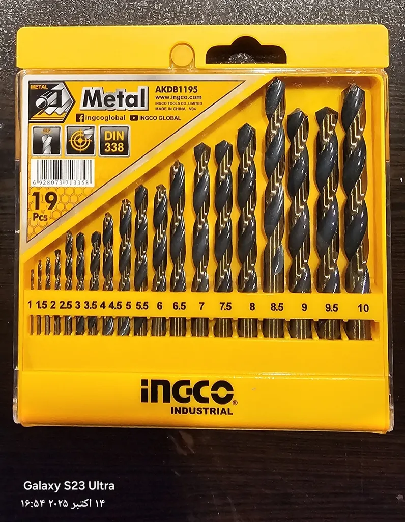 مته کبالت اینکو مدل 1195 مجموعه 19 عددی