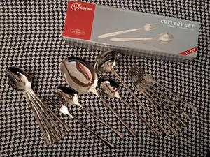 تجریه خرید سرویس قاشق و چنگال 15 پارچه جی فی نی مدل 04