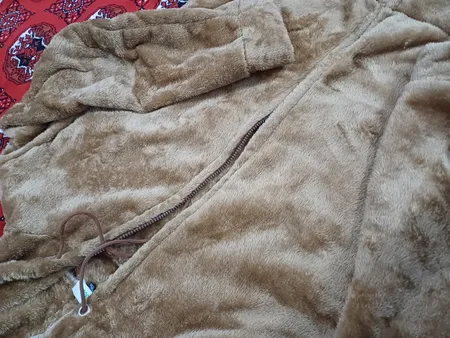 سویشرت مردانه مدل تدی رنگ شتری