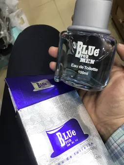 ادو تویلت مردانه رساسی مدل Blue for men با رایحه خنک و تند حجم 100 میلی لیتر