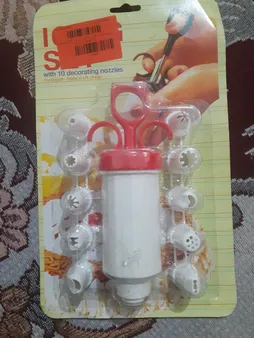 قیف خامه زن آیسینگ ست مدل 002 مجموعه 11 عددی