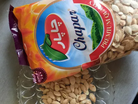 تخمه کدو گوشتی چاپار مقدار 400 گرم