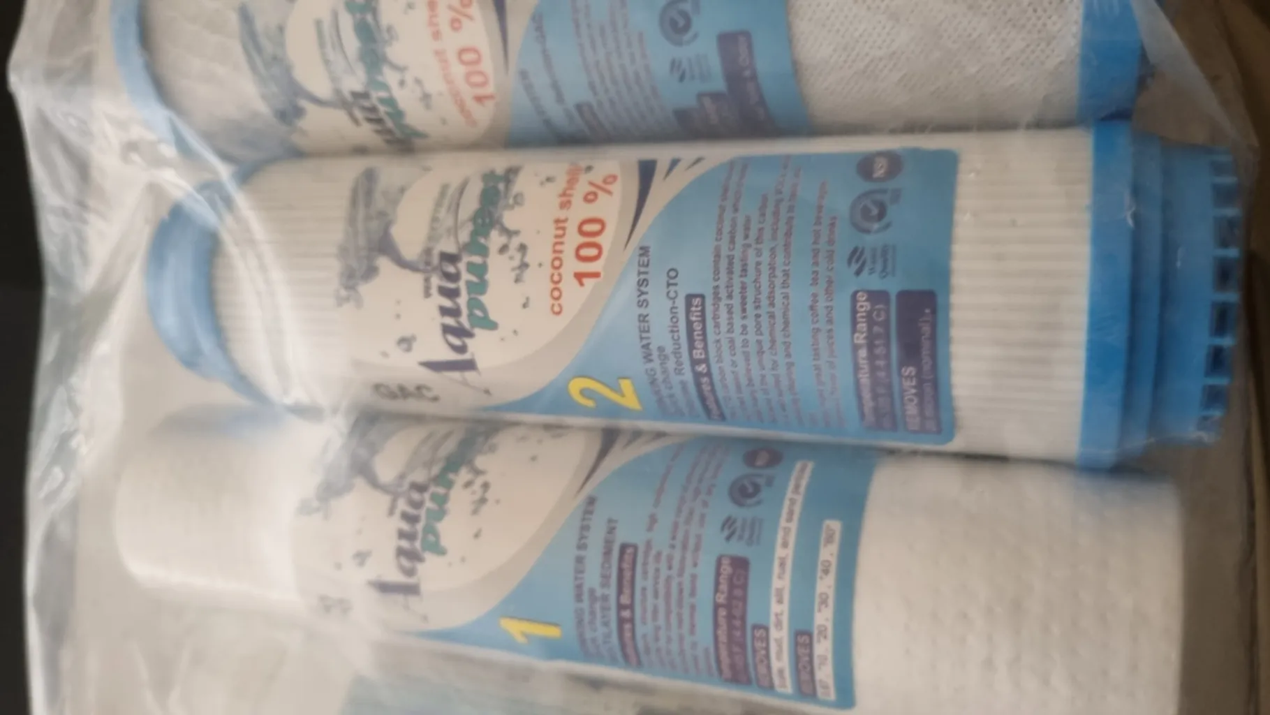 فیلتر تصفیه آب آکواپیورست مدل BTL 6400 مجموعه 6 عددی