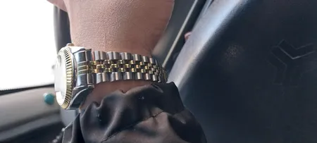 ساعت مچی عقربه ای زنانه مدل دیت جاست