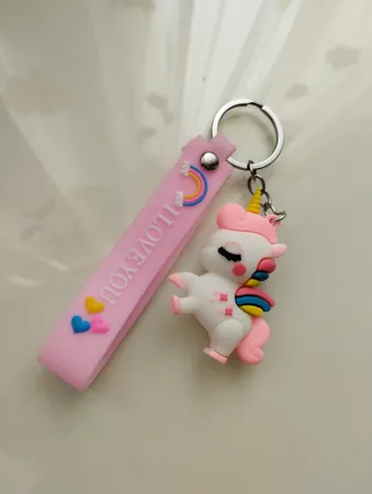 جاکلیدی دخترانه مدل سیلیکونی یونیکورن بالدار کد540