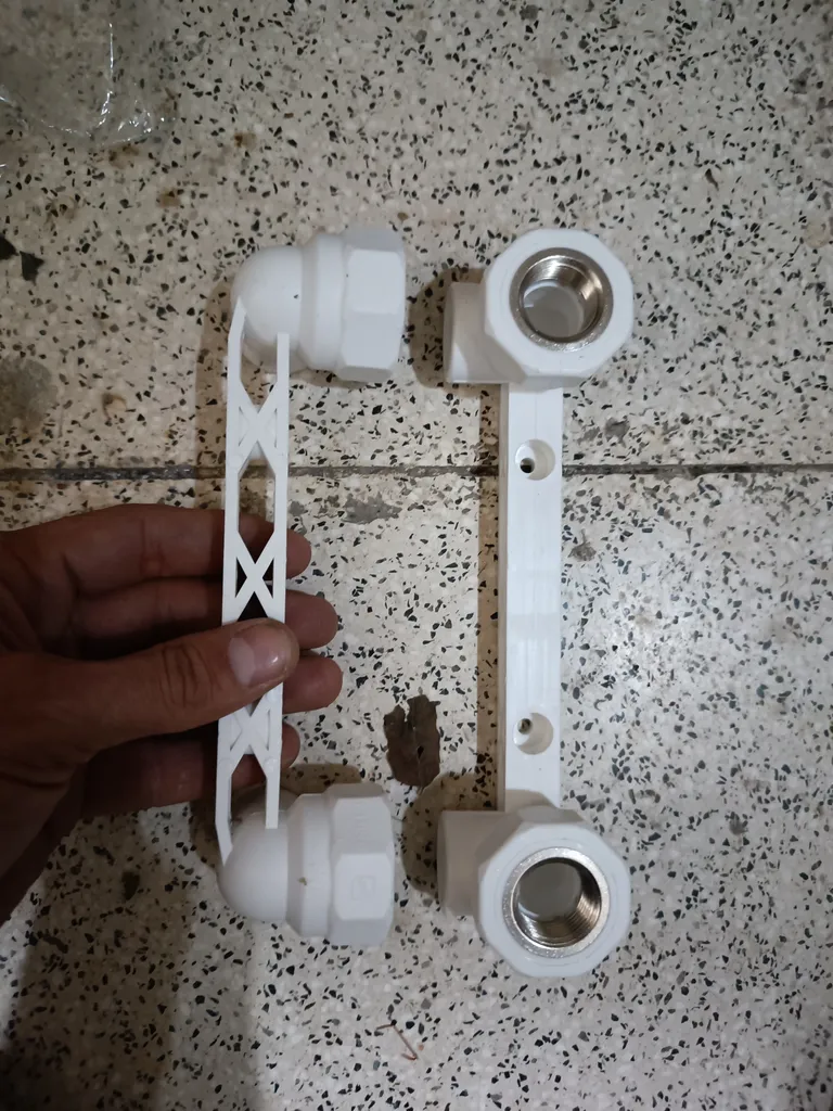 اتصال زانویی آذین مدل زوجی 1/2 کد 20