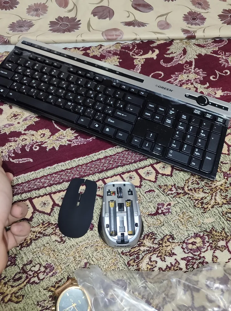 کیبورد و ماوس بی سیم گرین مدل GKM-505W، سوییچ ممبران، Full-Size