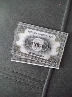 نشانگر کتاب مدل بلیط هاگوارتز بسته 3 عددی