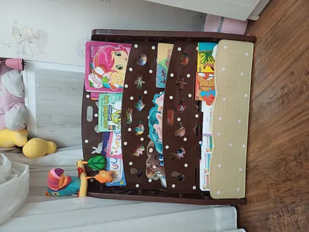 قفسه کتاب اتاق کودک مدل مانا