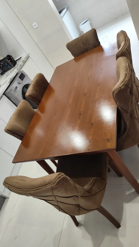 میز و صندلی ناهارخوری 6 نفره مدل چستر 003