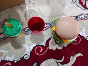 تجریه خرید ست اسباب بازی فست فود زینگو مدل همبرگر و نوشیدنی