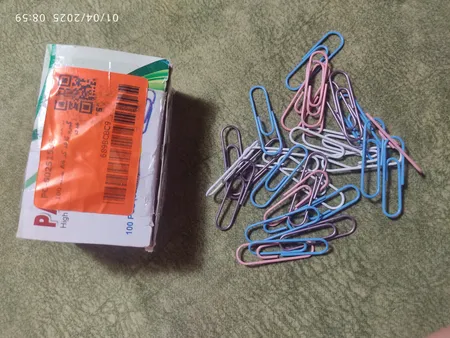 گیره کاغذ کد A4 بسته 100 عدی