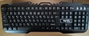 تجریه خرید کیبورد گیمینگ تسکو مدل TK 8021L با حروف فارسی، سوییچ ممبران، Full-Size، نورپردازی RGB LED