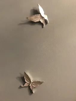 دیوارکوب لوتوس طرح پروانه کد P01 مجموعه 7 عددی