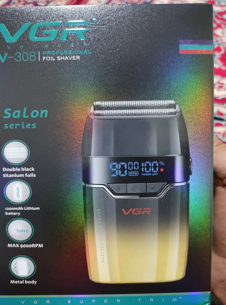 ماشین اصلاح موی صورت شارژی وی جی ار مدل V-308