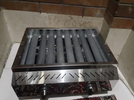 کباب پز گازی آتش‌ مهر مدل steel55