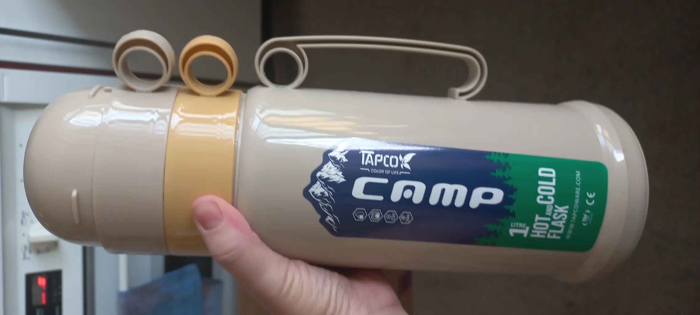 فلاسک کمپ مدل استوانه ای گنجایش 1 لیتر