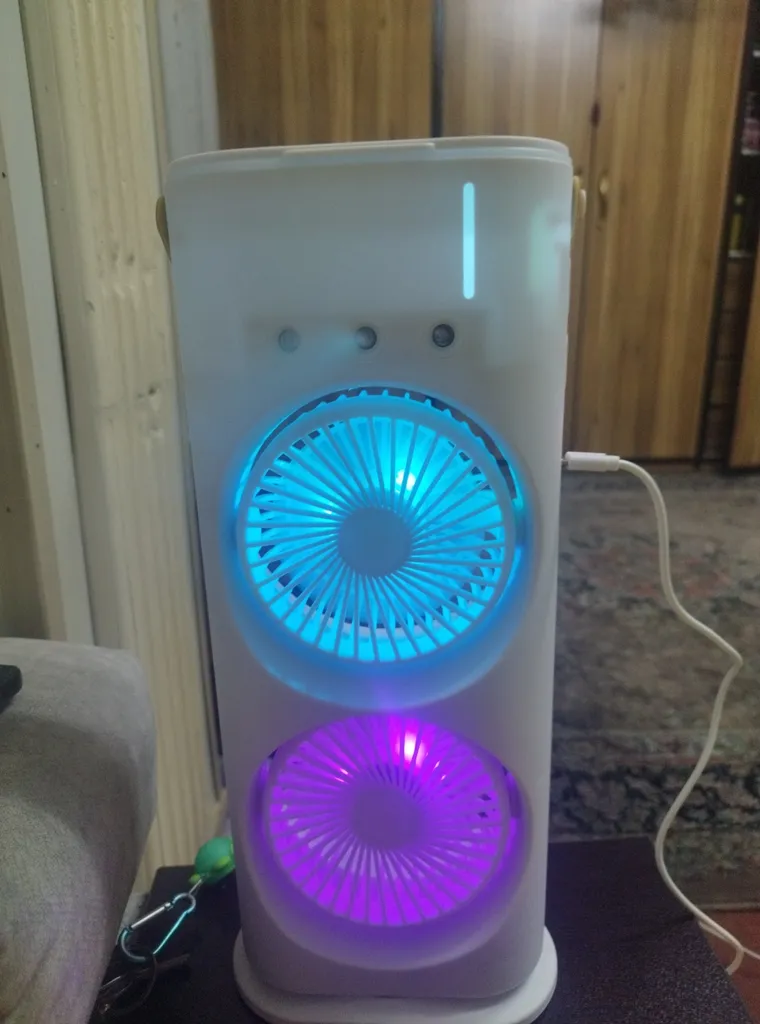 پنکه رومیزی مدل دو فن FH-666