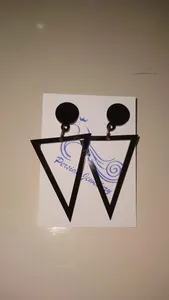 تجریه خرید گوشواره دخترانه مدل مثلث کد E.MS.TS