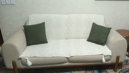 شال مبل مدل پانچدوزی کد 1 سایز 170×140 سانتیمتر