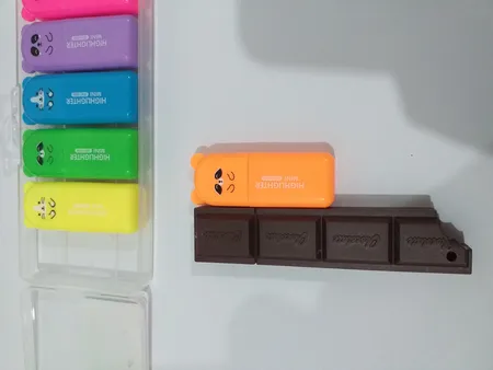 ماژیک علامت گذار مدل فانتزی طرح خرس بسته 6 عددی