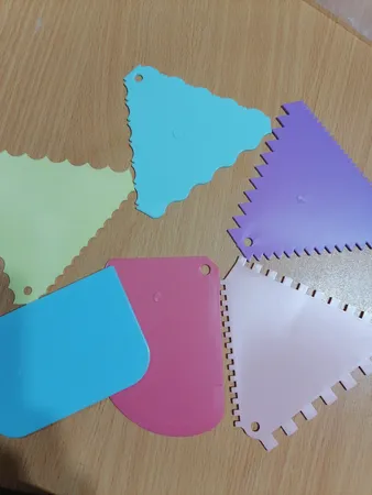 ابزار تزیین کیک مدل Mhr-350 مجموعه 6 عددی