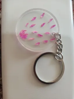 گل خشک چلیپا مدل رزین اپوکسی بسته 7 عددی