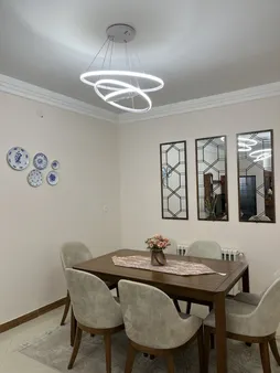 لوستر  چشمه نور مدل مدرن کد FA6602/3H-WT