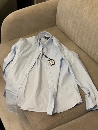 پیراهن آستین بلند مردانه کروم مدل 2420107