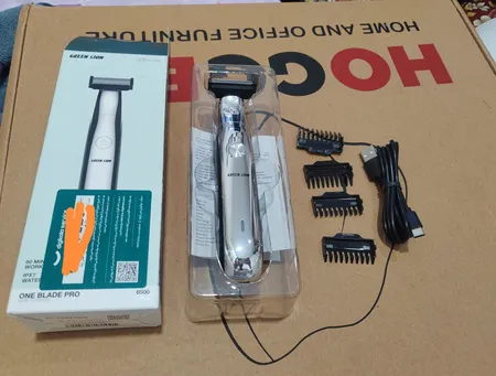 ماشین اصلاح موی سر و صورت شارژی گرین لاین مدل GNONEHRTMRBK