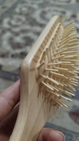 برس مو مدل چوبی بامبو کد 752