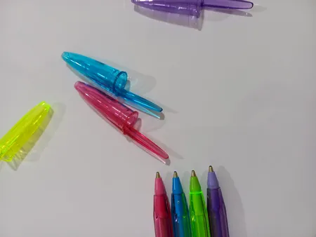 خودکار بیک1.2 مدل Cristal Soft and Fashion - بسته 4 عددی 4 رنگ سایز 0.8