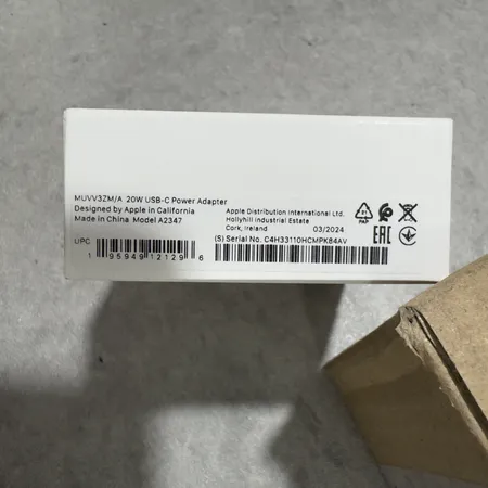 شارژر دیواری 20 وات اپل مدل 20W USB-C