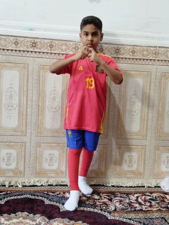 ست پنج تکه لباس ورزشی پسرانه مدل اسپانیا 2025