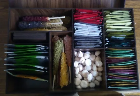 جعبه رومیزی تی بگ و تنقلات و زیر لیوانی مدل nova کد KU27