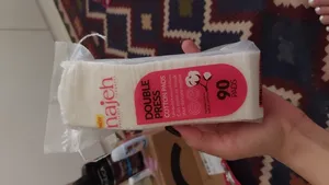 تجریه خرید پد پاک کننده آرایش صورت ناژه مدل Double Press بسته 90 عددی
