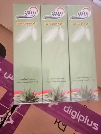 کرم موبر بدن رینبو مدل Aloevra حجم 100 میلی لیتر مجموعه 3 عددی