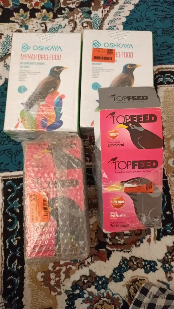 غذای مرغ مینا تاپ فید کد 004 وزن 1 کیلوگرم