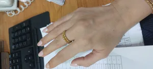 تجریه خرید انگشتر طلا 18 عیار زنانه ماوی گالری مدل البرناردو دو لاین فری سایز