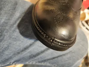 تجریه خرید کفش مردانه چرم تبریز مدل هشترک رنگ مشکی