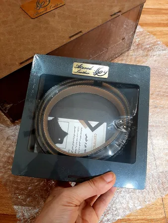 کمربند مردانه چرم عطارد مدل B23