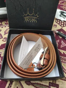 کمربند مردانه رویال چرم کد M40-1