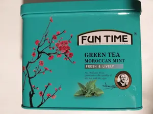 تجریه خرید چای سبز فان تایم مدل نعنا مراکشی وزن 200 گرم