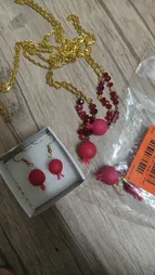 نیم ست شهر شیک مدل S634 انار طبیعی