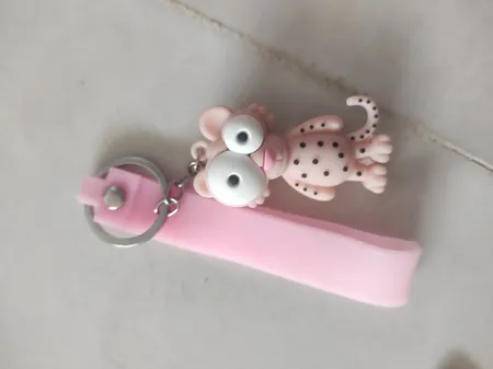 جاکلیدی دخترانه مدل یونیکورن کد 08-400 به همراه کاور کلید