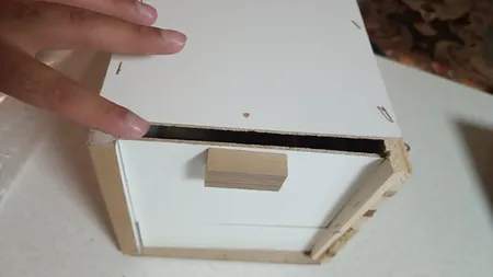 لانه پرنده مدل عروس هلندی درب کشویی طرح چوبی