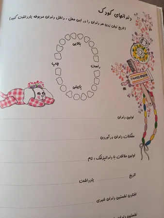 آلبوم خاطرات کودک مدل راهنمای رشد