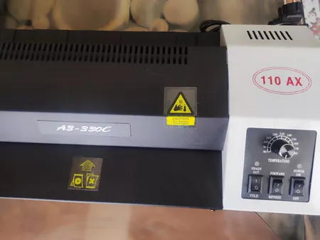 پرس کارت و لمینت مدل ax-110-a